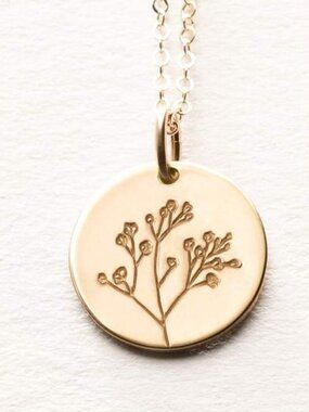Baby's Breath Floral Bohemian Cute Charm Necklace